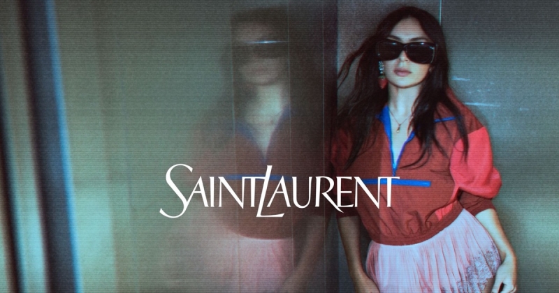 Charli XCX is Retro Glam in Saint Laurent Spring 2026 Ad