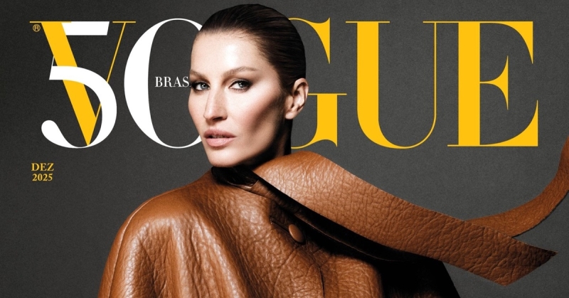 Gisele Bundchen Looks Luxe on Vogue Brazil Cover (Photos)