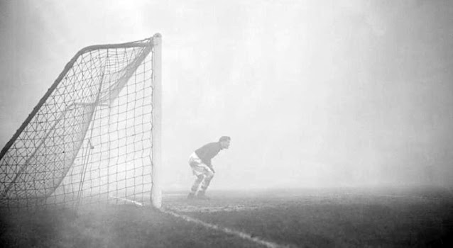 Goalkeeper Sam Bartram Standing Alone on the Pitch, 1937