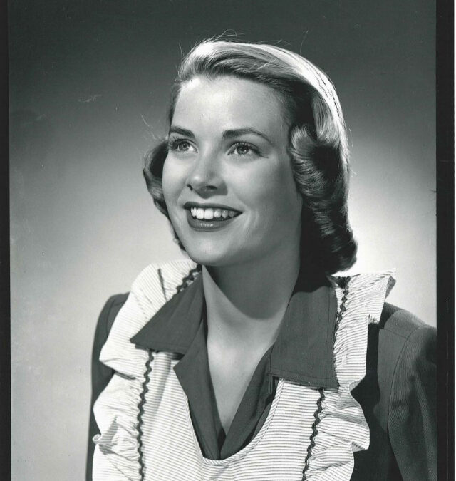 Grace Kelly as an Advertising Model for Cleaning Products in New York City, June 1948