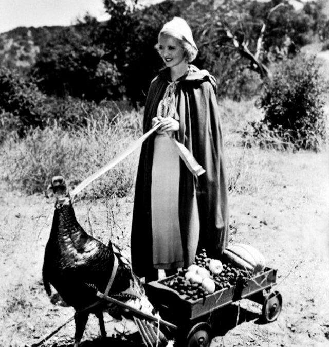 Funny Photos of Classic Hollywood Stars Walking the Turkey