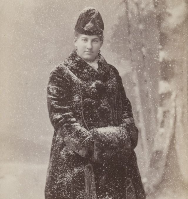 Studio Portraits: Posing With Snow in the Early 20th Century