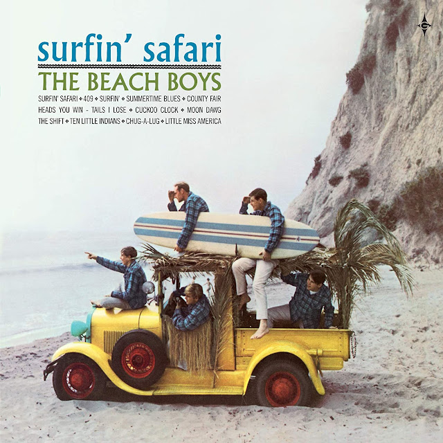 Outtake Photos of the Beach Boys at Paradise Cove in Malibu for Their “Surfin’ Safari” Album Cover, 1962