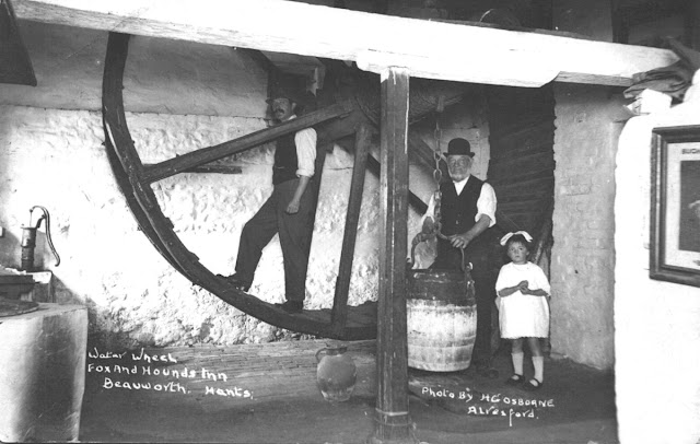 The Well With a Human-Powered Treadmill Inside the Milbury Pub at Beauworth