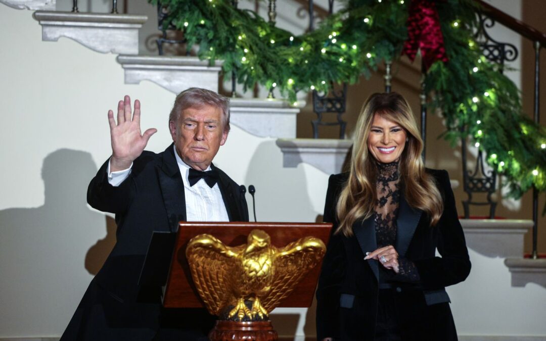 Donald and Melania Trump Have Themselves an Awkward Little Christmas